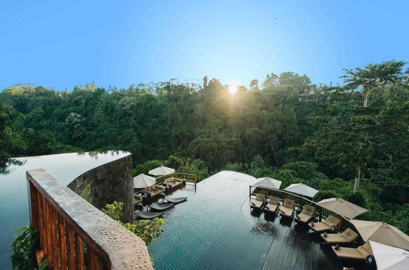 As piscinas mais espetaculares do mundo: Hanging Gardens, Bali.