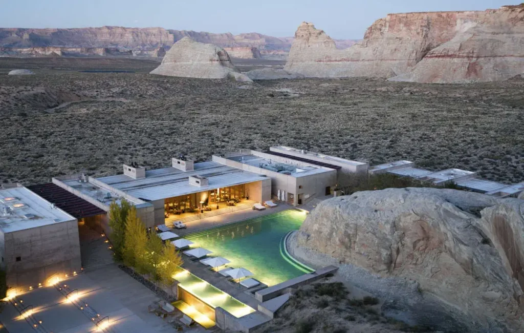 Os Hotéis Mais Remotos do Mundo: Amangiri.