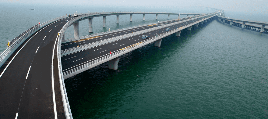 Maiores Pontes do Mundo: Ponte Weinan Weihe Grand.