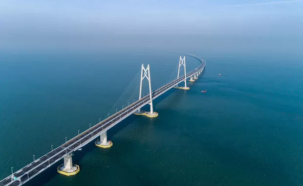 Maiores Pontes do Mundo: Ponte Hong Kong-Zhuhai-Macau.