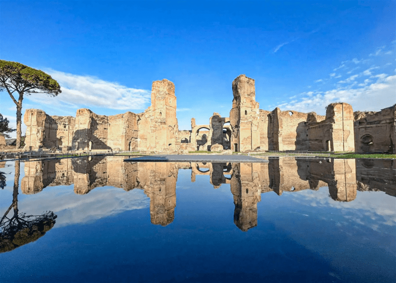 Piscina das Termas de Caracalla, Roma.