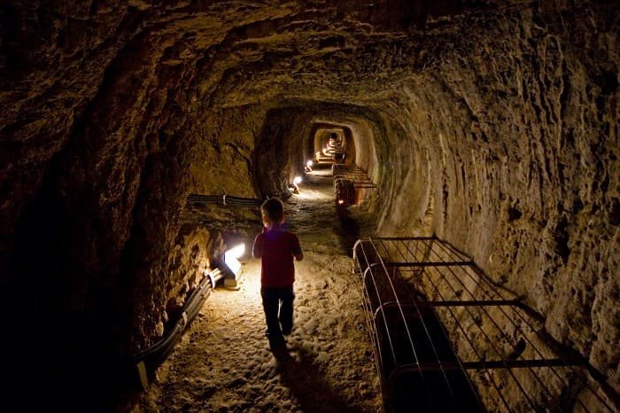 Túnel Eupalinos, Grécia.