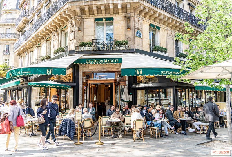 Les Deux Magots.